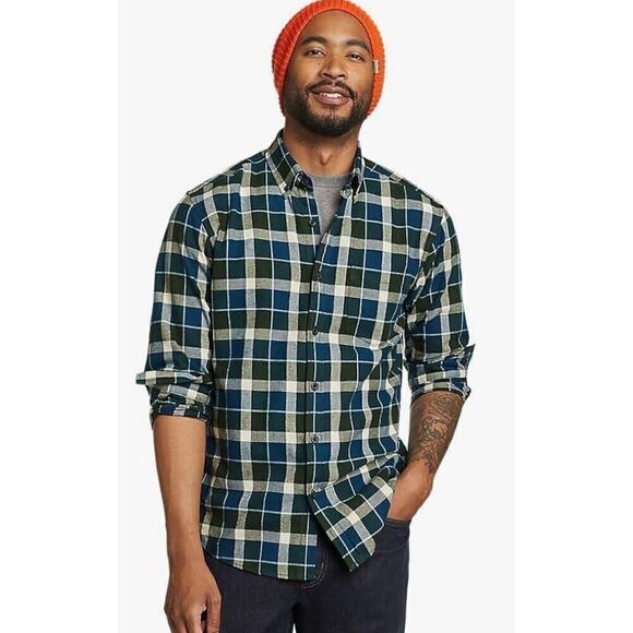 Eddie Bauer Men's Eddie's Field Flannel - Picture 1 of 5